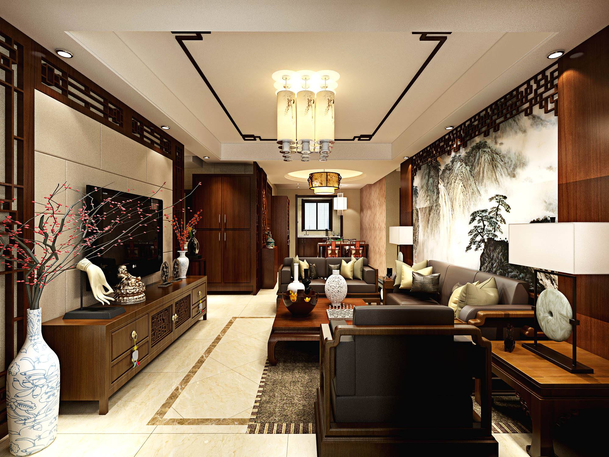 中式风格客厅装饰设计
