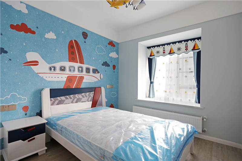 现代简约风格卧室儿童房装修效果图